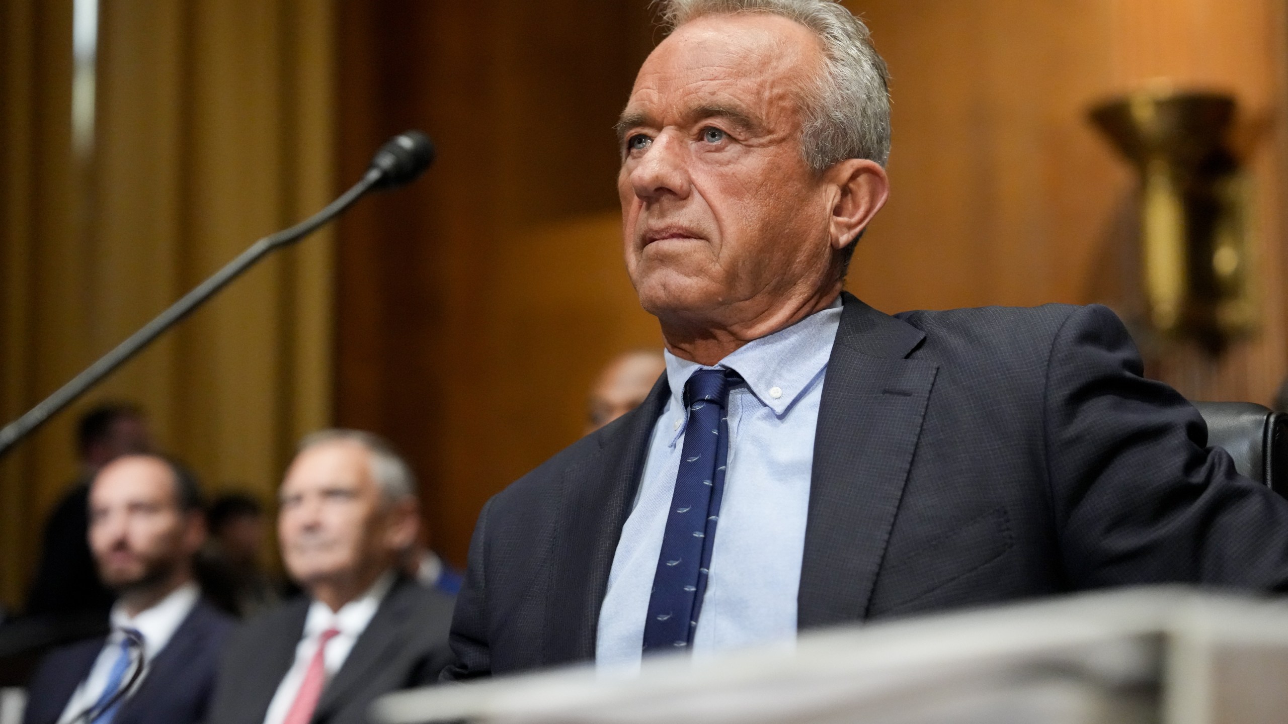 Robert F. Kennedy Jr., US secretary of Health and Human Services (HHS), during a Senate Finance Committee hearing in Washington, DC, US, on Thursday, Sept. 4, 2025.