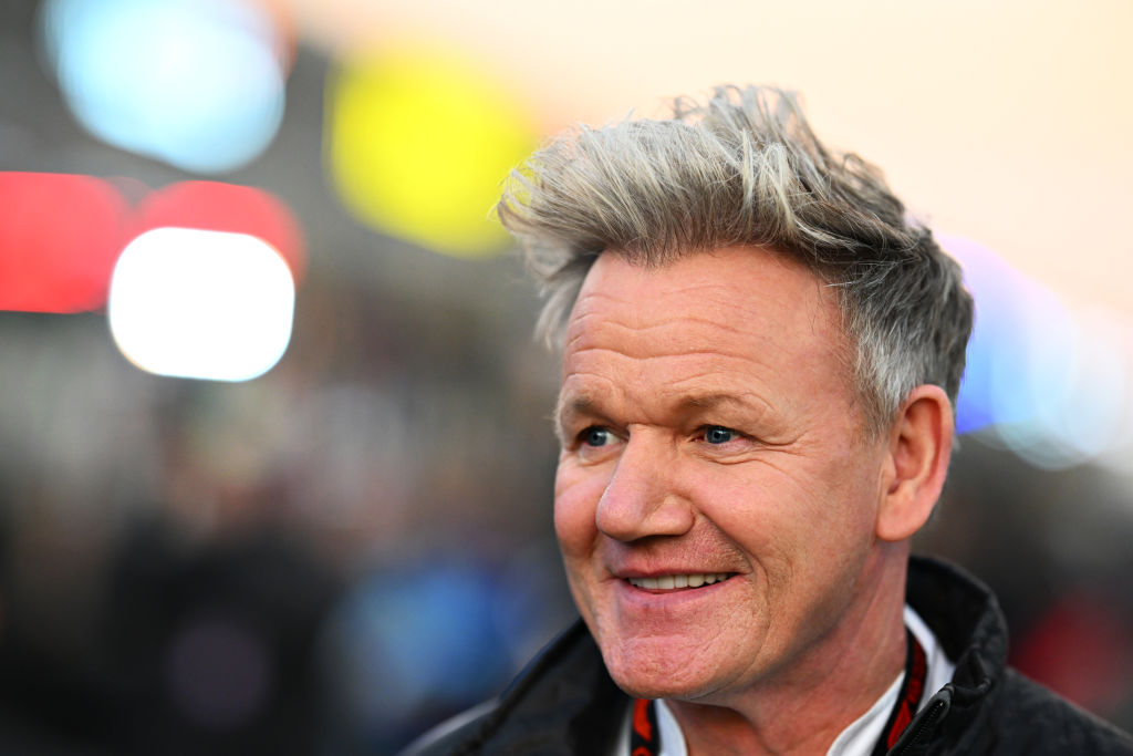 Gordon Ramsey smiling