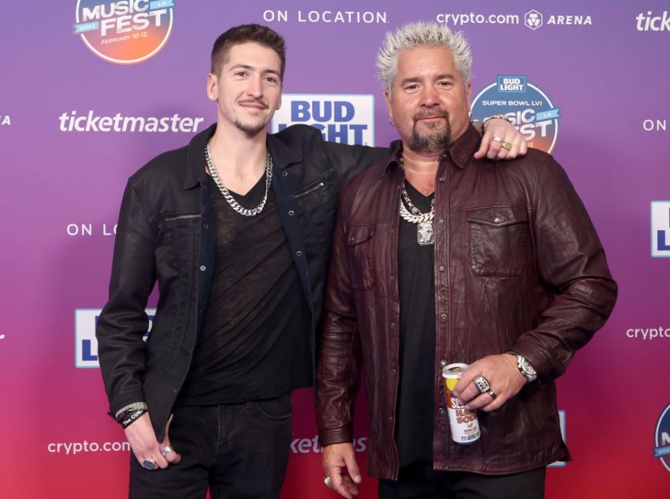 Hunter Fieri and Guy Fieri