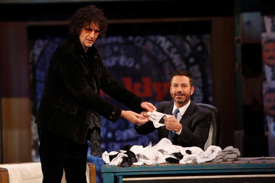 Howard Stern and Jimmy Kimmel