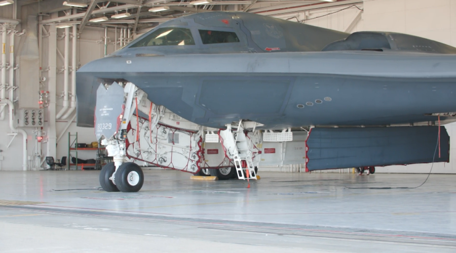 On June 22 of this year, the U.S. dropped over a dozen 30,000-pound "bunker buster" bombs on two Iranian nuclear facilities, marking the largest mission using B-2 bombers in U.S. history. NewsNation's Kellie Meyer visited their home base, Whiteman Air Force Base in Johnson County, Missouri, for an up-close look at the men and the planes used in that mission. (NewsNation photo)