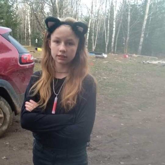 Stefanie Damron in cat ears