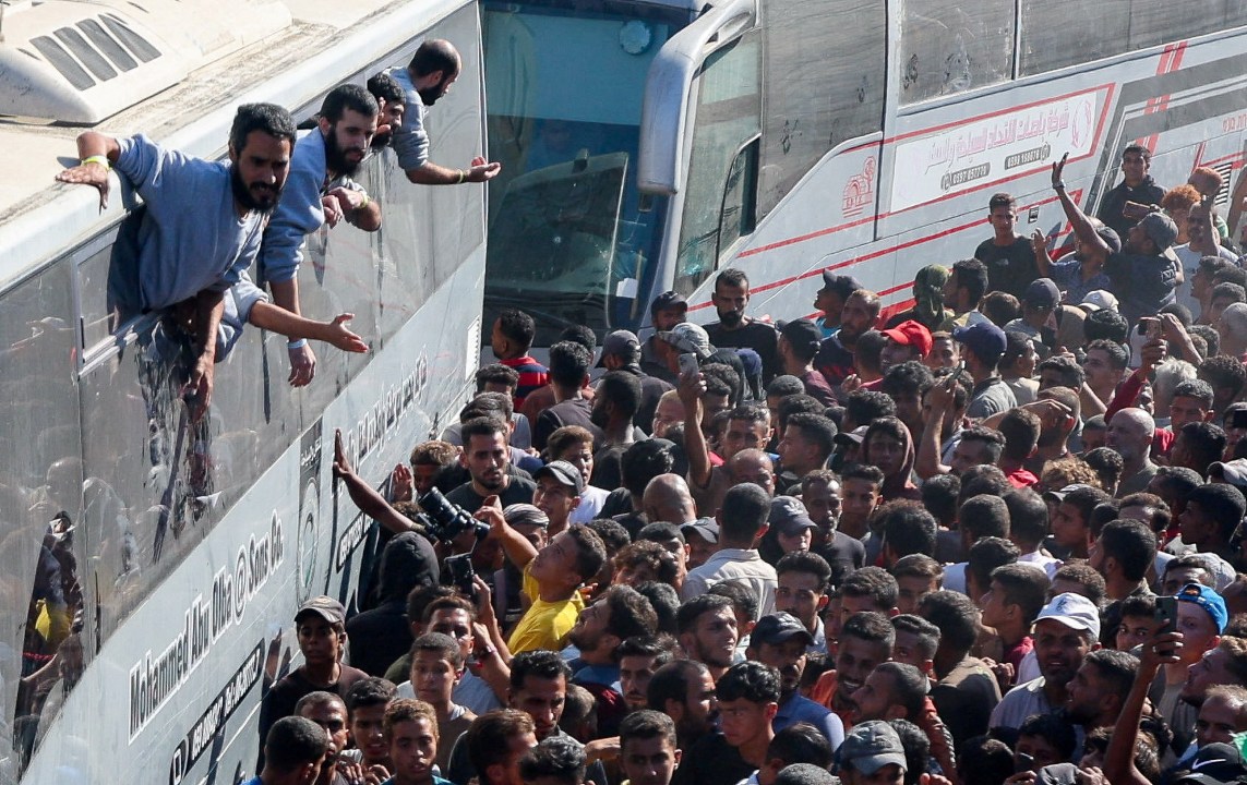 Palestinain prisoners are released