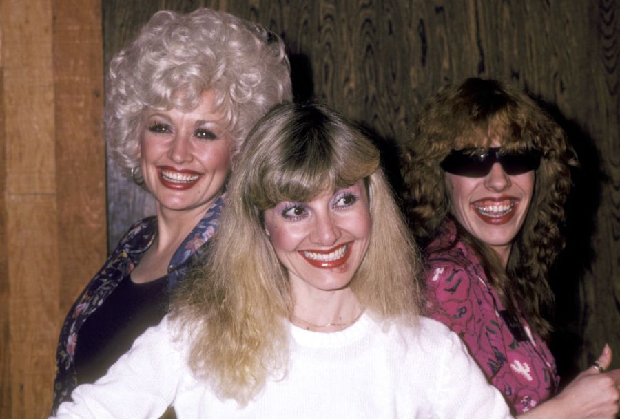 Dolly Parton, Stella Parton, and Freida Parton