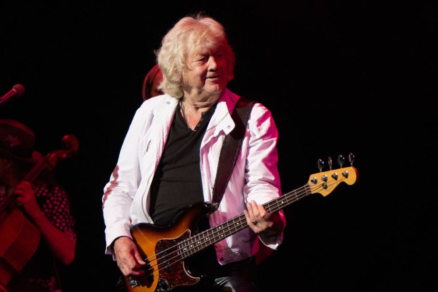 John Lodge of The Moody Blues performs onstage 