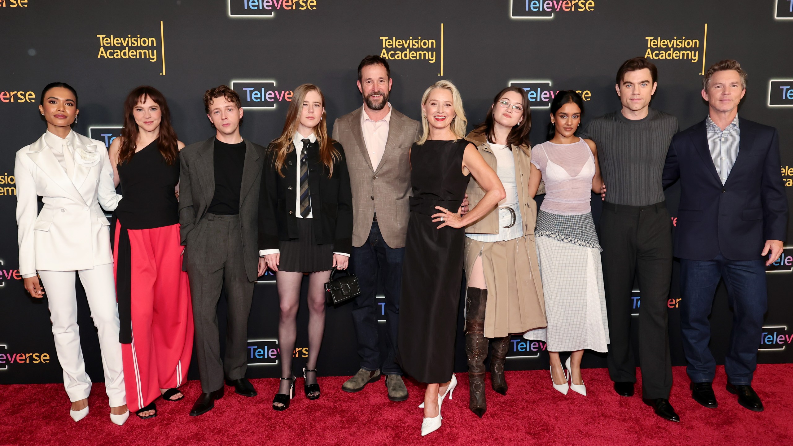 "The Pitt" cast members Supriya Ganesh, Fiona Dourif, Gerran Howell, Taylor Dearden, Noah Wyle, Katherine LaNasa, Isa Briones, Shabana Azeez, Patrick Ball and Shawn Hatos
