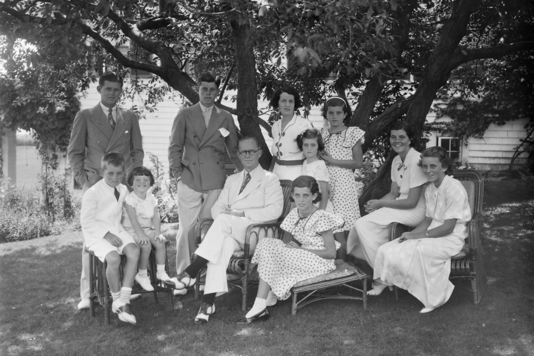 Portrait of the Kennedy family from the 1930s
