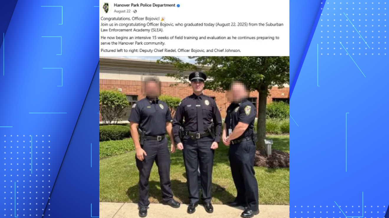 Radule Bojovic, 33, a native of Montenegro who was serving as a sworn officer with the Hanover Park Police Department