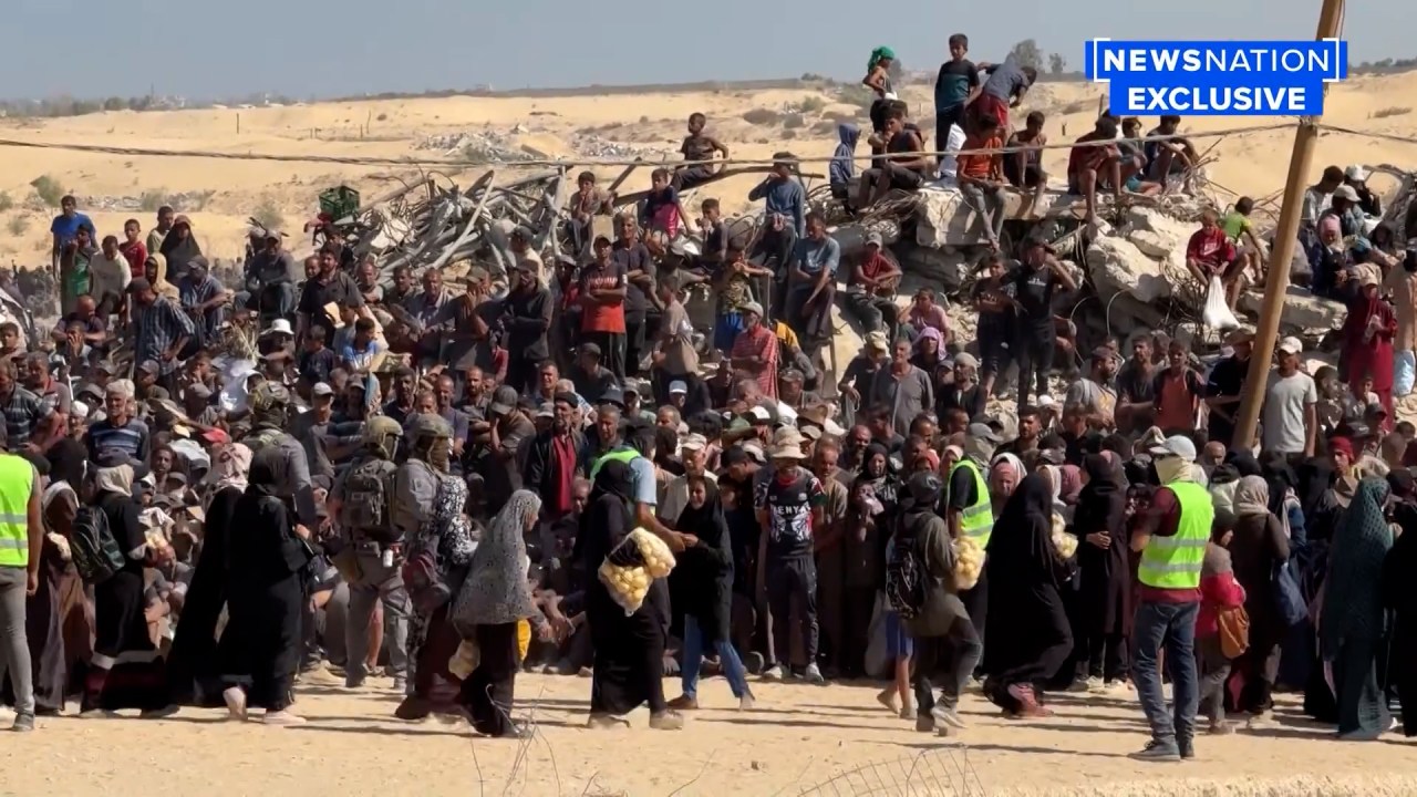 In a new exclusive report presented on NewsNation, Washington correspondent Robert Sherman secured an exclusive look at one of the Gaza Humanitarian Foundation’s (GHF) aid sites.