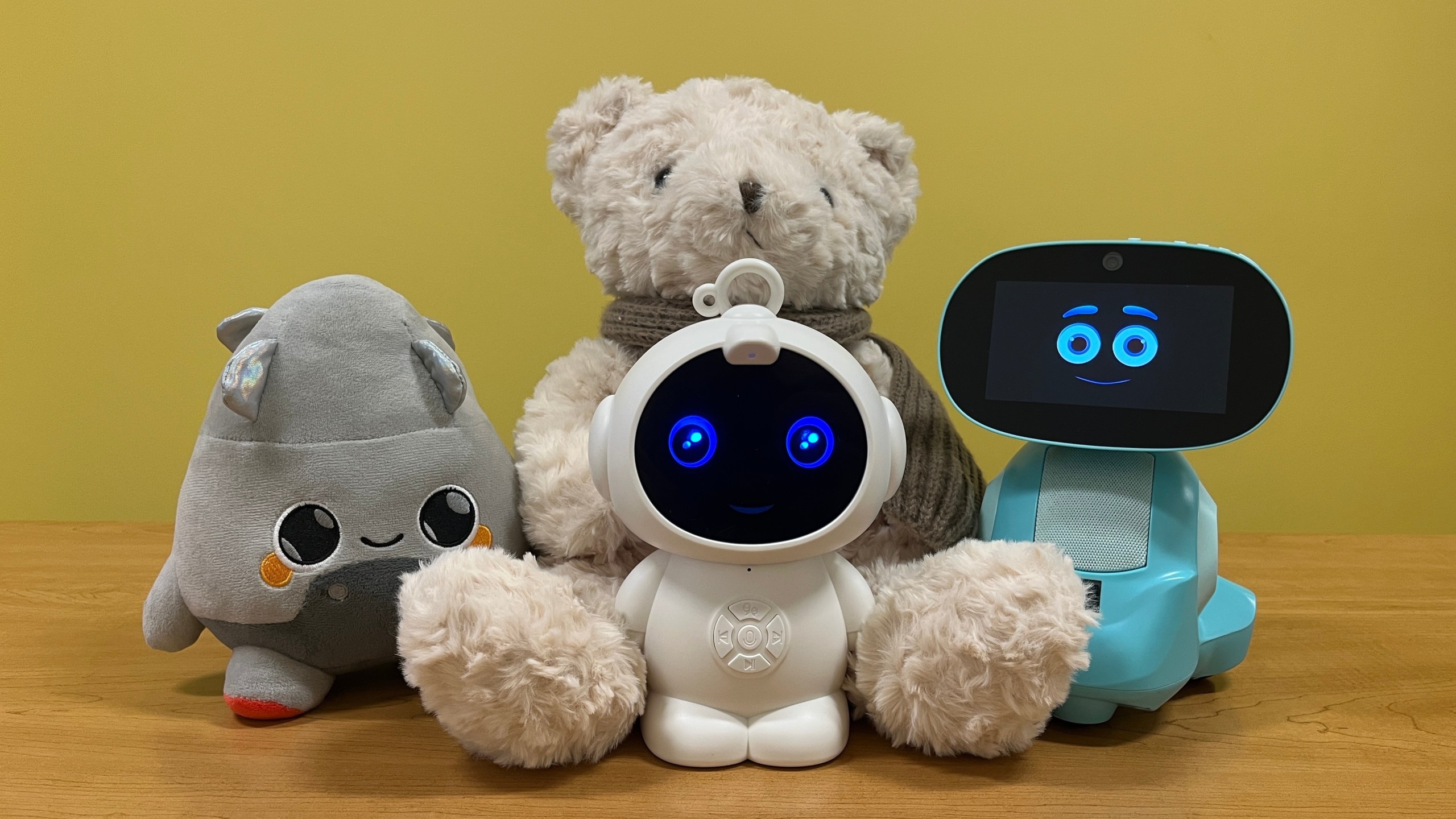 This image provided by The Public Interest Network shows artificial intelligence-powered toys tested by consumer advocates at PIRG. (Rory Erlich/The Public Interest Network via AP)