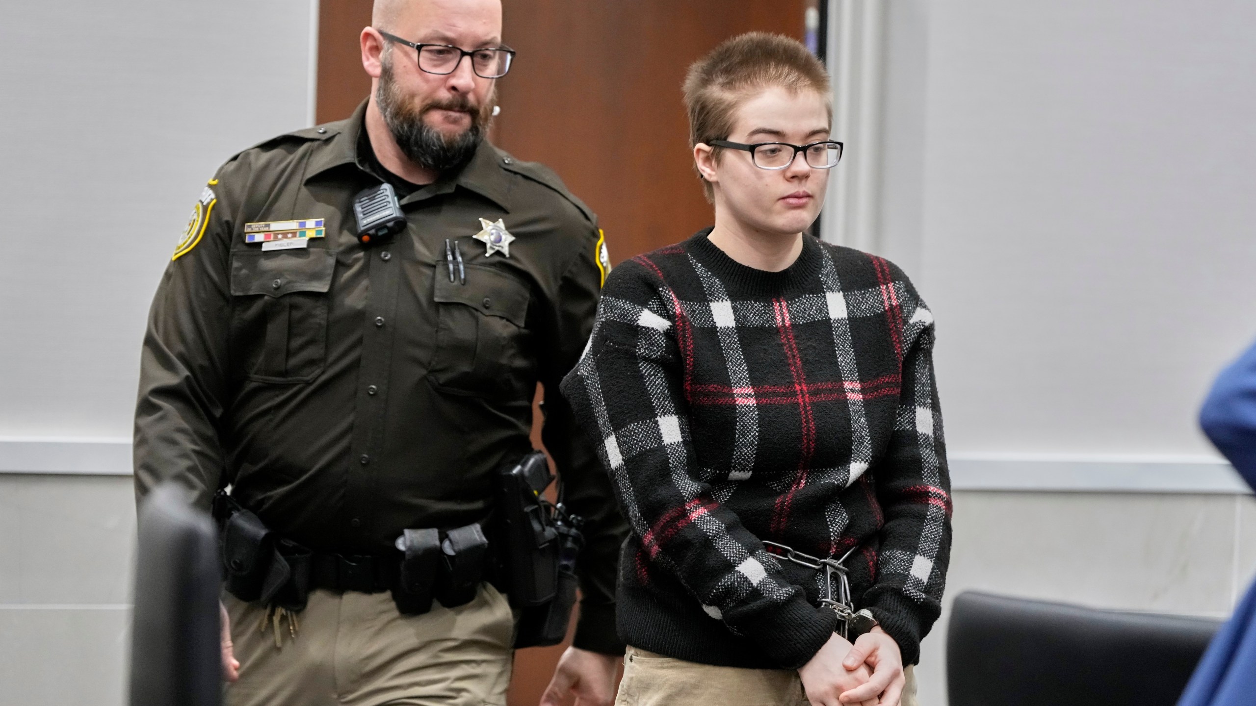 Morgan Geyser appears in a Waukesha County courtroom