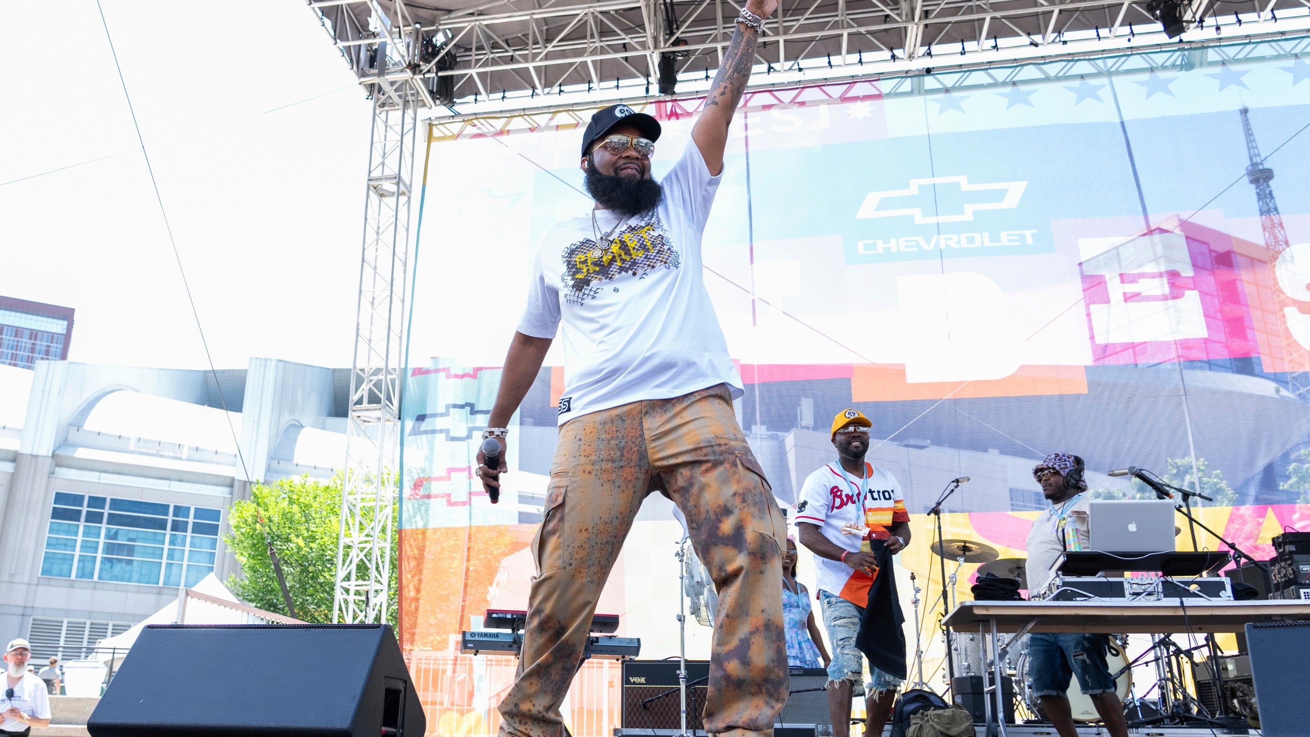 FILE - Blanco Brown performs during CMA Fest, Saturday, June 8, 2024, in Nashville, Tenn. (Photo by Amy Harris/Invision/AP, File)