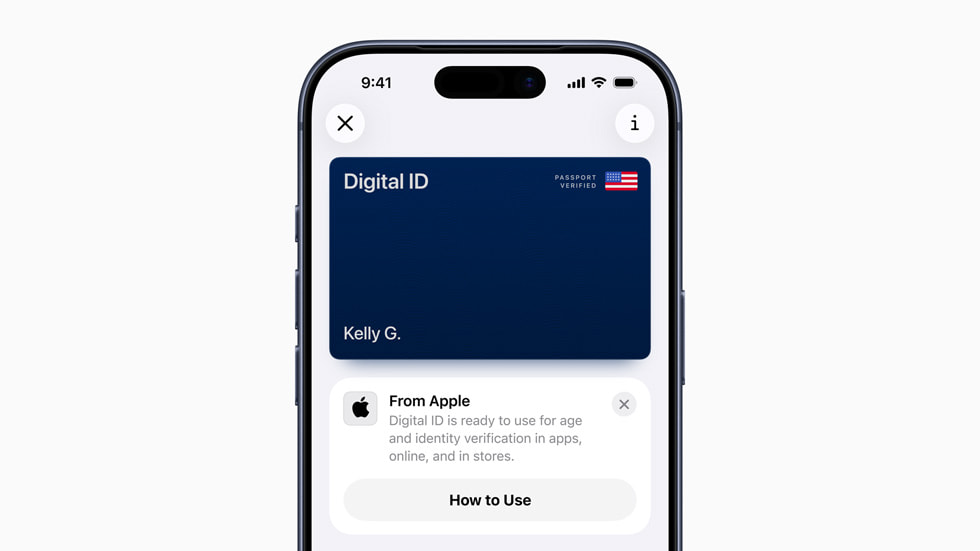 Apple Digital ID feature