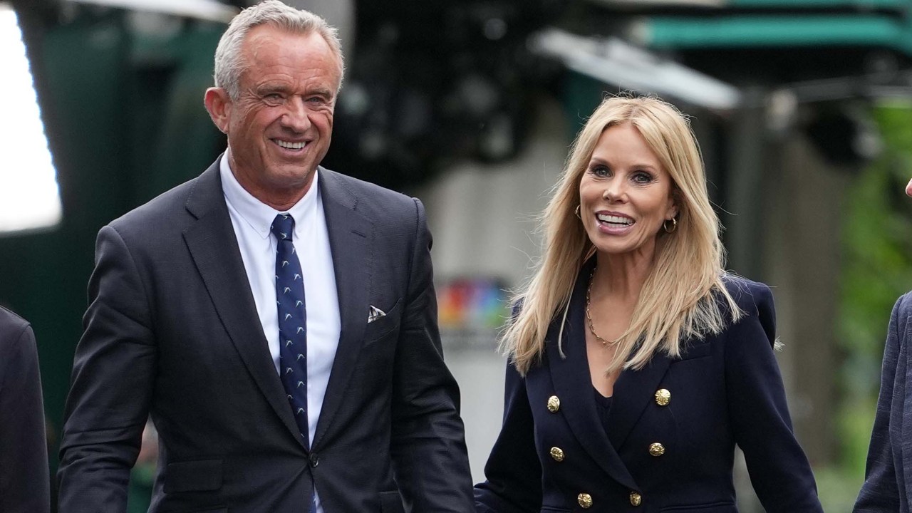 Health and Human Services Secretary Robert F. Kennedy Jr. and his wife Cheryl Hines