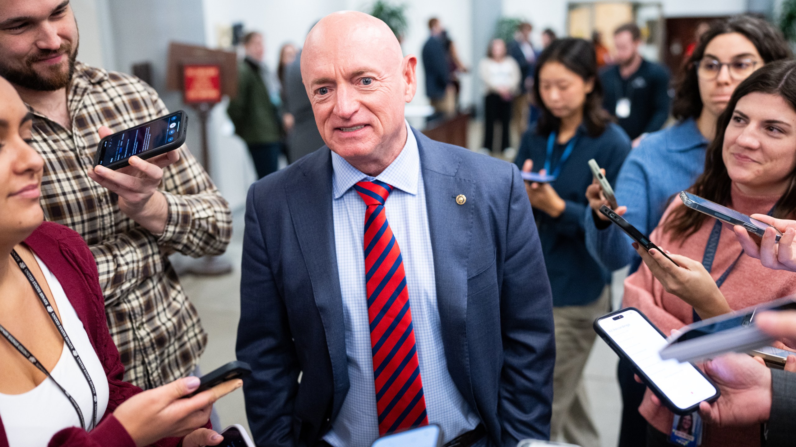 Sen. Mark Kelly, D-Ariz., in the U.S. Capitol