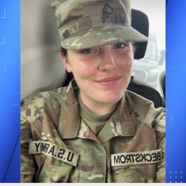 Sarah Beckstrom smiling for a photo