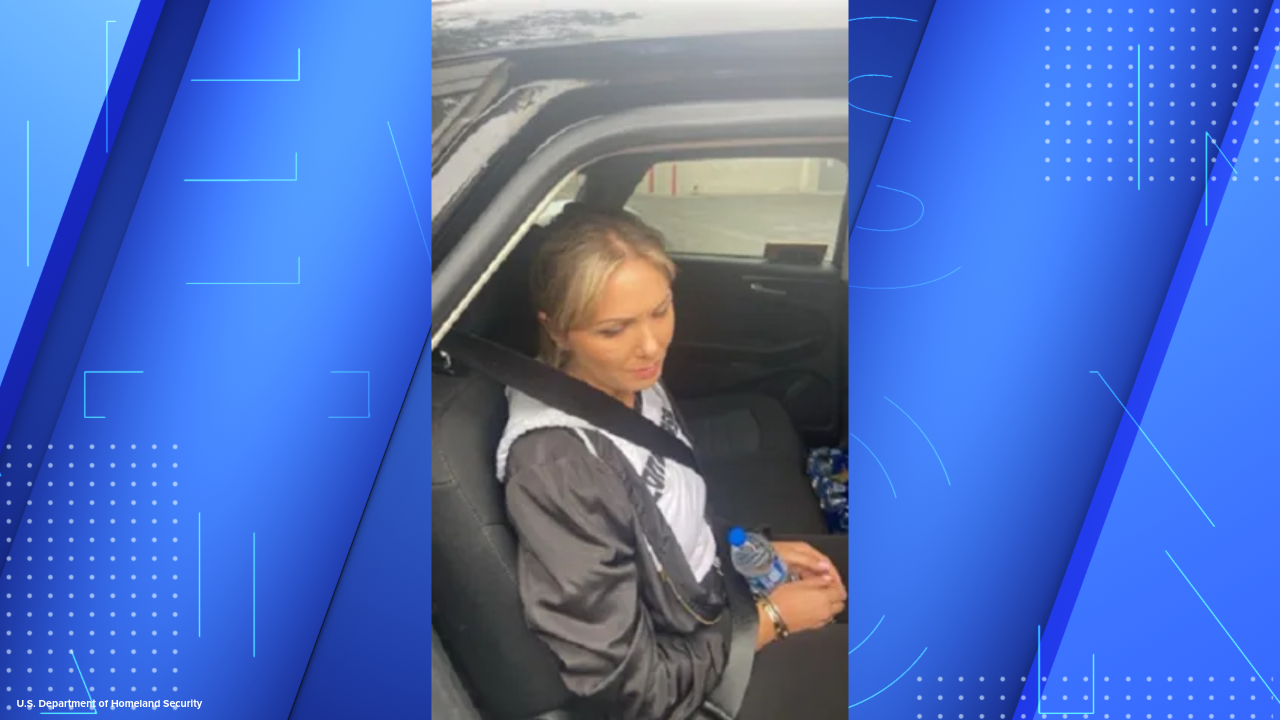 Victoria Sorocean in ICE custody - Credit: U.S. Department of Homeland Security