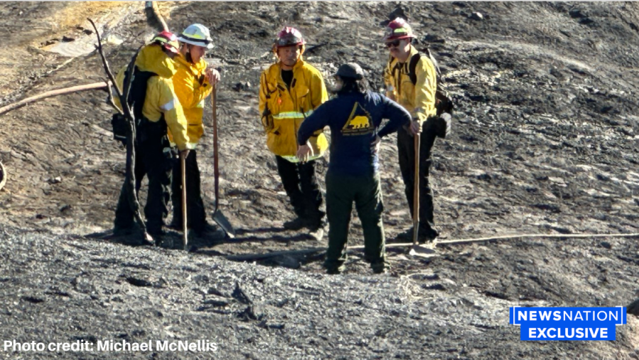 Photographs obtained by NewsNation directly contradict California's claims that the state was not involved in monitoring the fire that ultimately became the deadly Palisades blaze, adding to mounting questions about officials' handling of the disaster. Courtesy: Michael McNellis