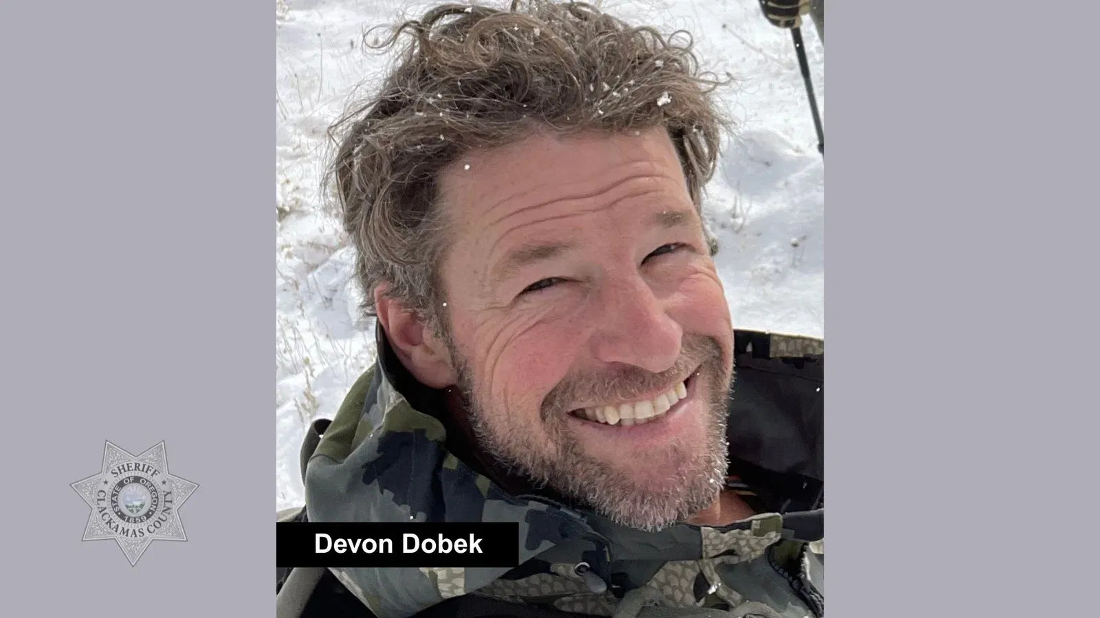 Devon Dobek, a missing hunter