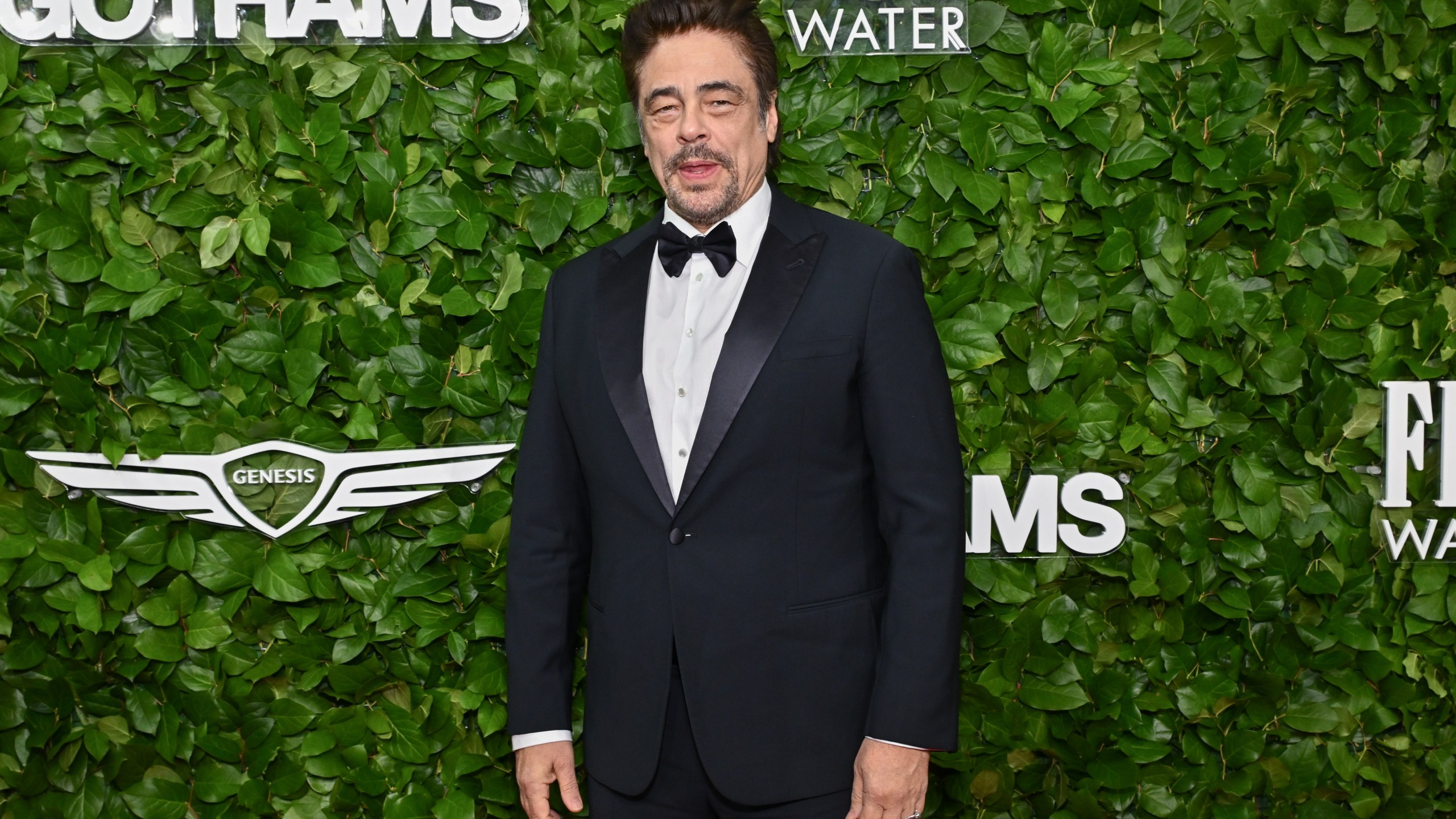 Benicio Del Toro attends The Gotham Film Awards at Cipriani Wall Street on Monday, Dec. 1, 2025, in New York. (Photo by Evan Agostini/Invision/AP)