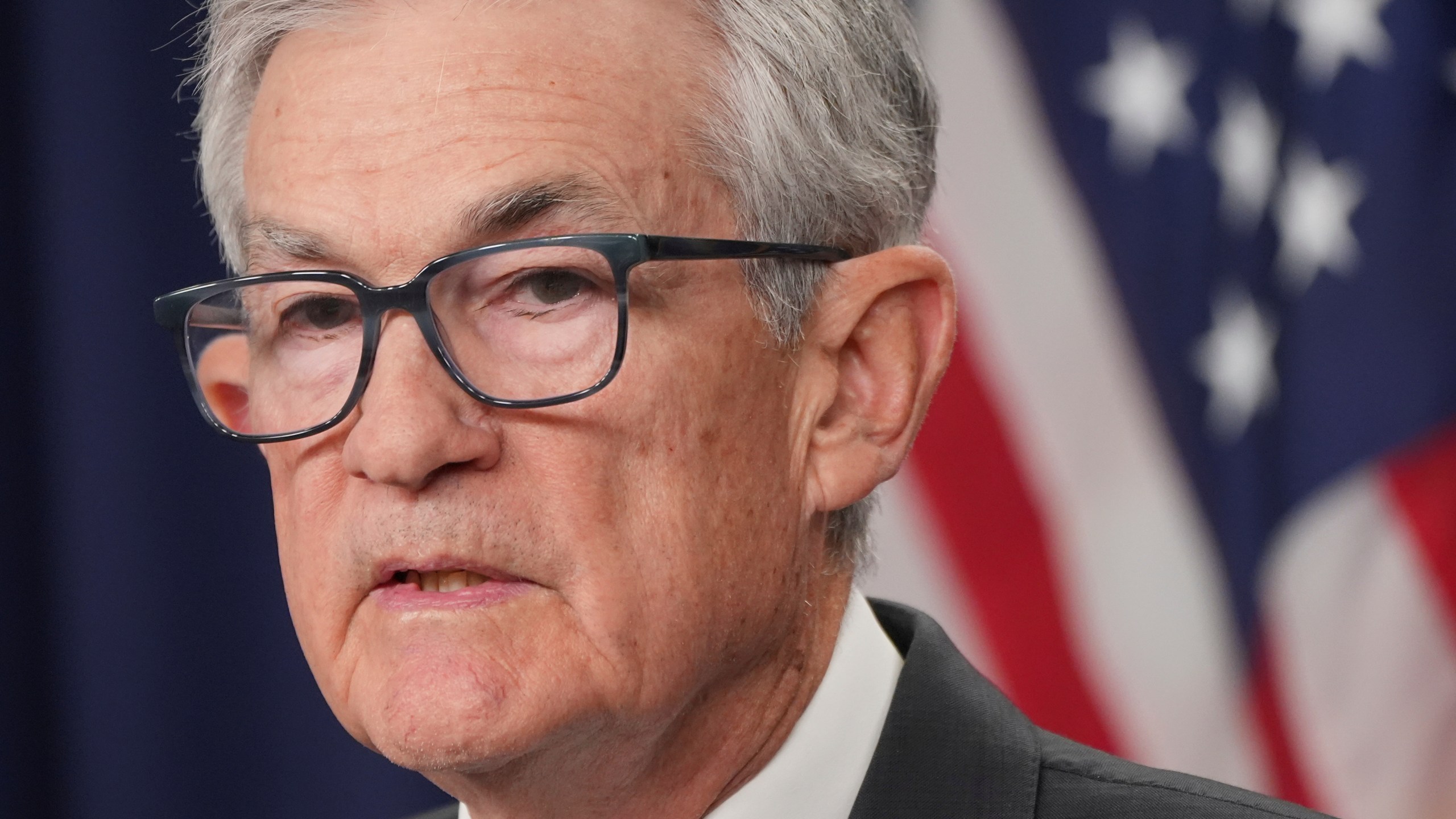 Federal Reserve Chair Jerome Powell speaks at the Federal Reserve, Wednesday, Dec. 10, 2025, in Washington. (AP Photo/Jacquelyn Martin)