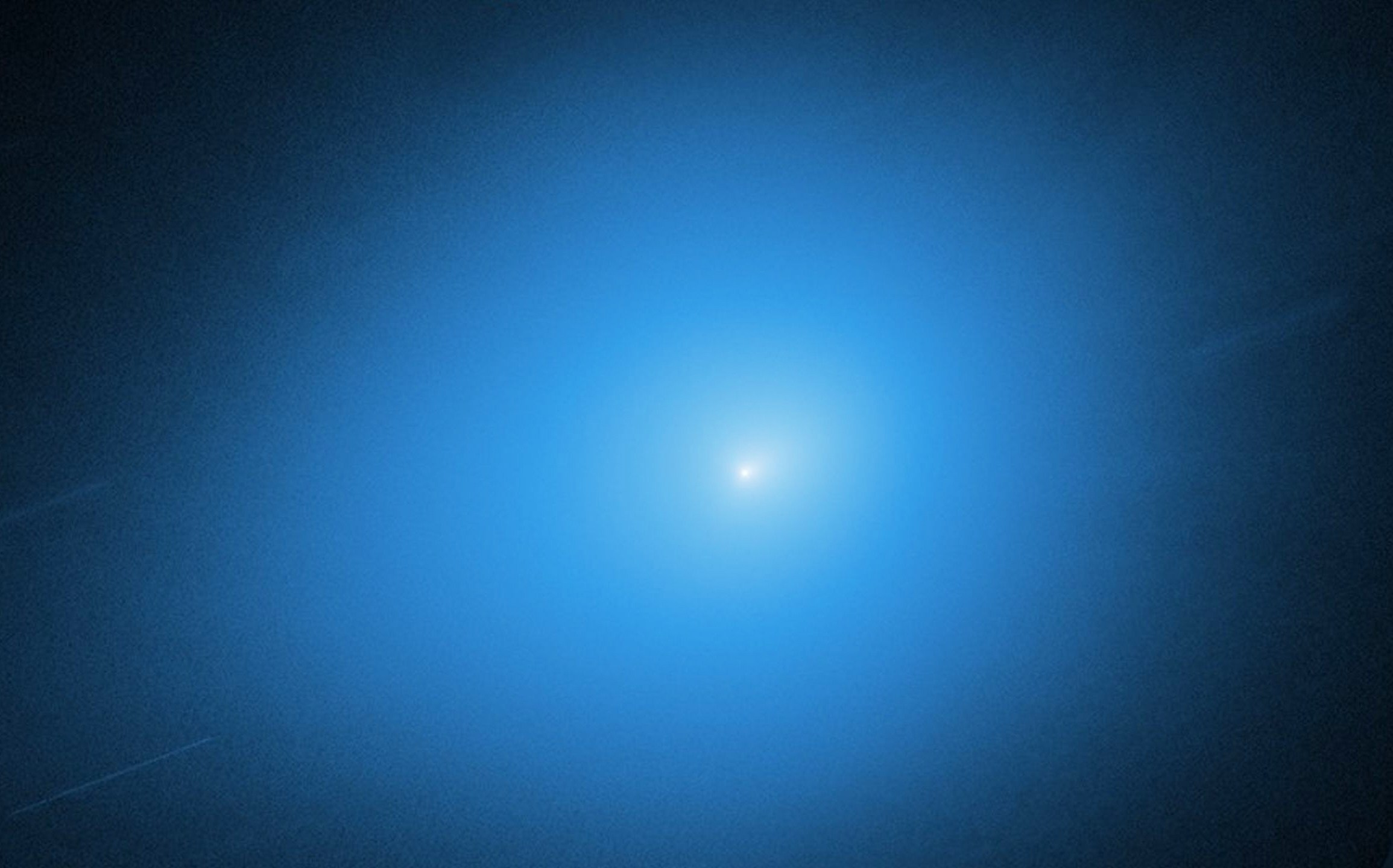This image, provided by NASA, shows the interstellar comet 3I/Atlas captured by the Hubble Space Telescope on Nov. 30, 2025, about 178 million miles (286 million kilometers) from Earth. (NASA, ESA, STScI, D. Jewitt (UCLA), M.-T. Hui (Shanghai Astronomical Observatory), J. DePasquale (STScI) via AP)