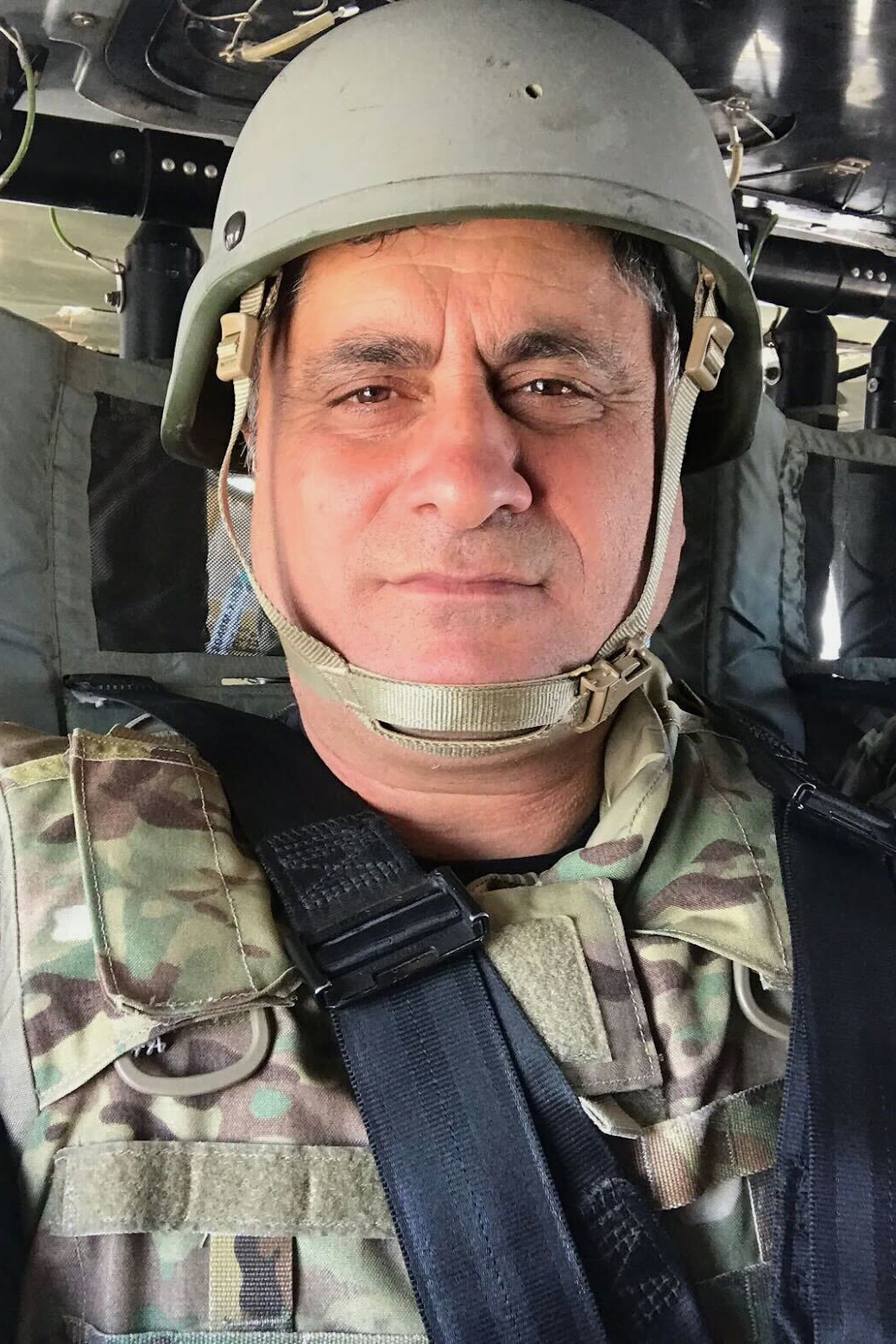 This undated photo provided by Dina Qiryaqoz on Wednesday, Dec. 17, 2025, shows Ayad Sakat, a U.S. civilian working as an interpreter who was killed during an attack in Syria on Saturday, Dec. 13.