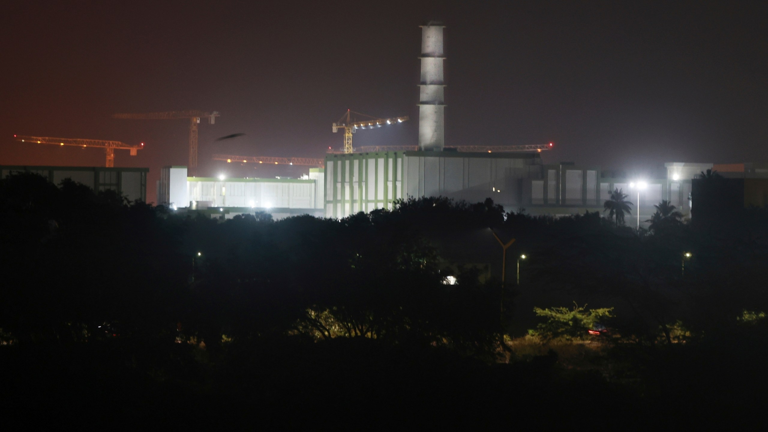 FILE - Madras Atomic Power Station operates at Kalpakkam, in the Indian state of Tamil Nadu, Feb. 10, 2025. (AP Photo/R. Parthibhan, File)