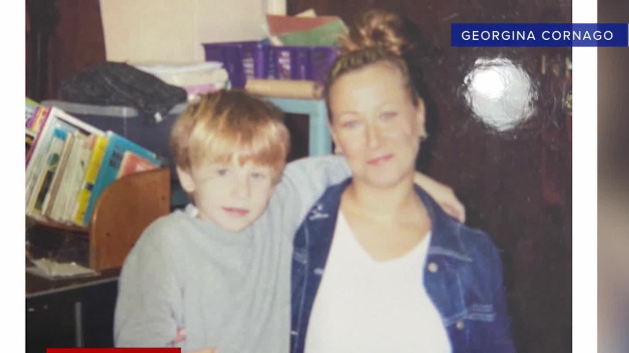 Georgina Cornago and her son, Giovanni