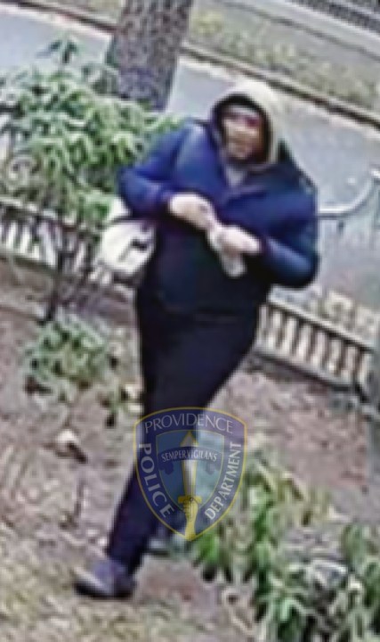 An image provided by the Providence Police Department of an individual who was "in proximity" to the person of interest in the Brown University shooting.