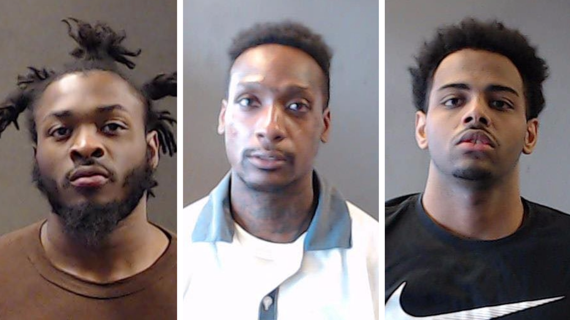 The three inmates were discovered missing during a security check early Monday morning.