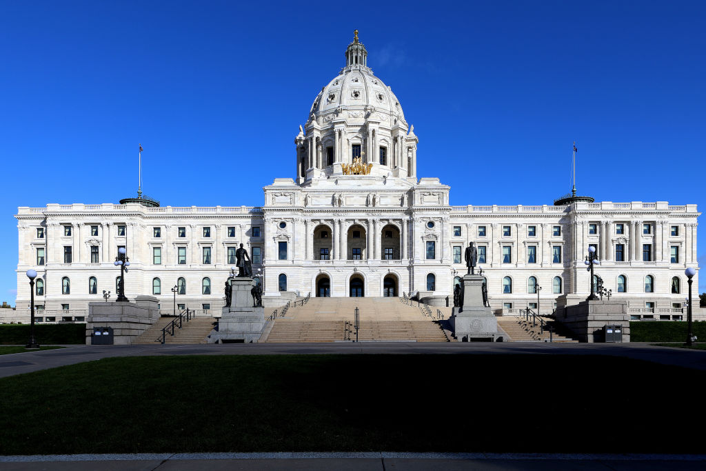 ST. PAUL, MN - OCTOBER 15: Minnesota State Capitol Building in St. Paul, Minnesota