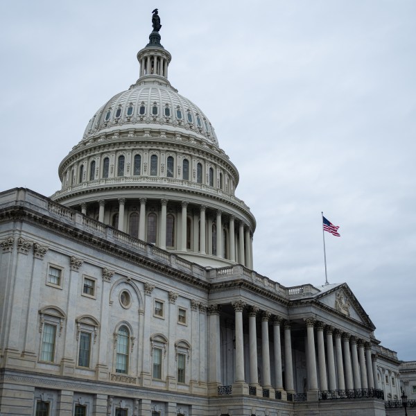 Exterior shot of the U.S. Capitol