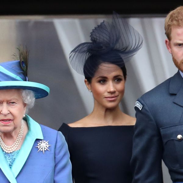Queen Elizabeth II, Prince Harry, Duke of Sussex and Meghan, Duchess of Sussex