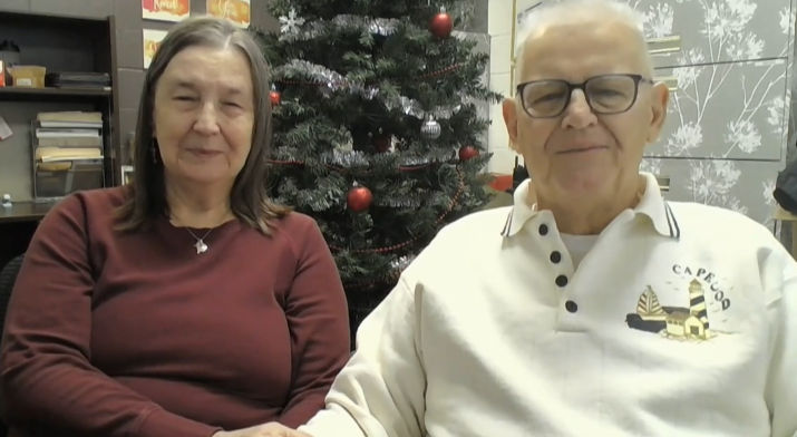 After becoming widowed, Edward La Rue, 82, and Marlene Parsons, 78, found love in an unexpected place: a water aerobics class at their local YMCA. (NewsNation)