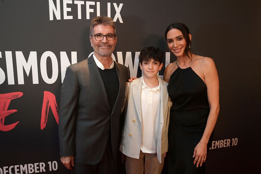 Simon Cowell, Eric Cowell and Lauren Silverman