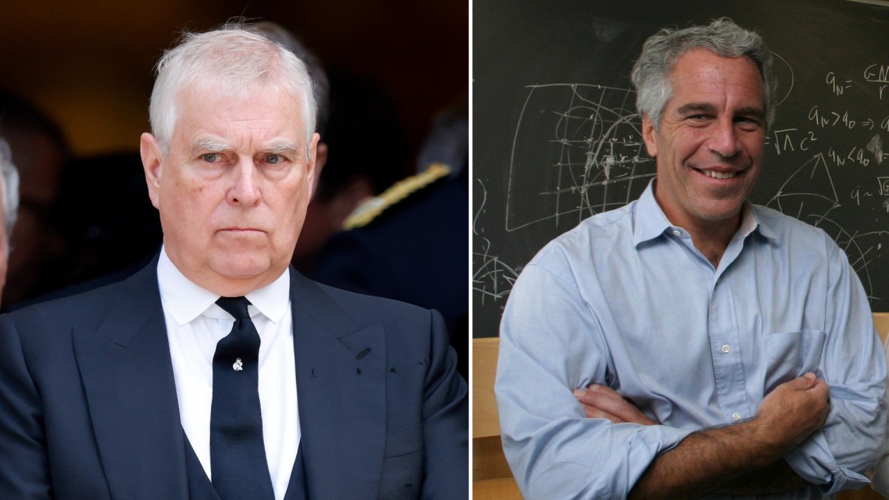 The former English prince, Andrew and Jeffrey Epstein