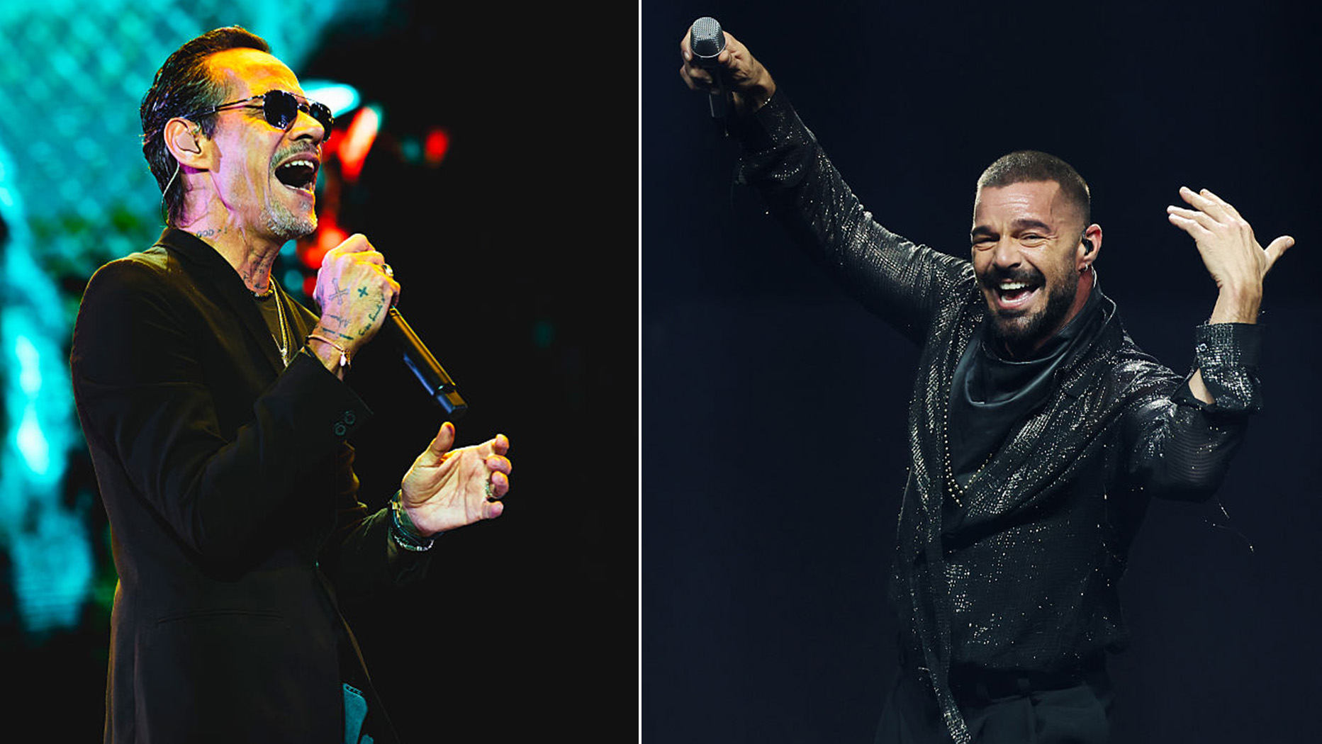 Ricky Martin and Marc Anthony