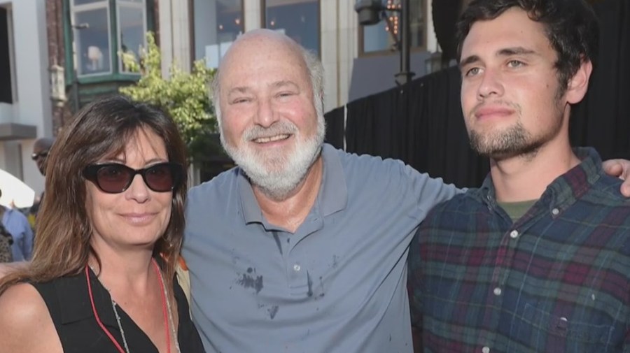 Michelle, Rob and Nick Reiner
