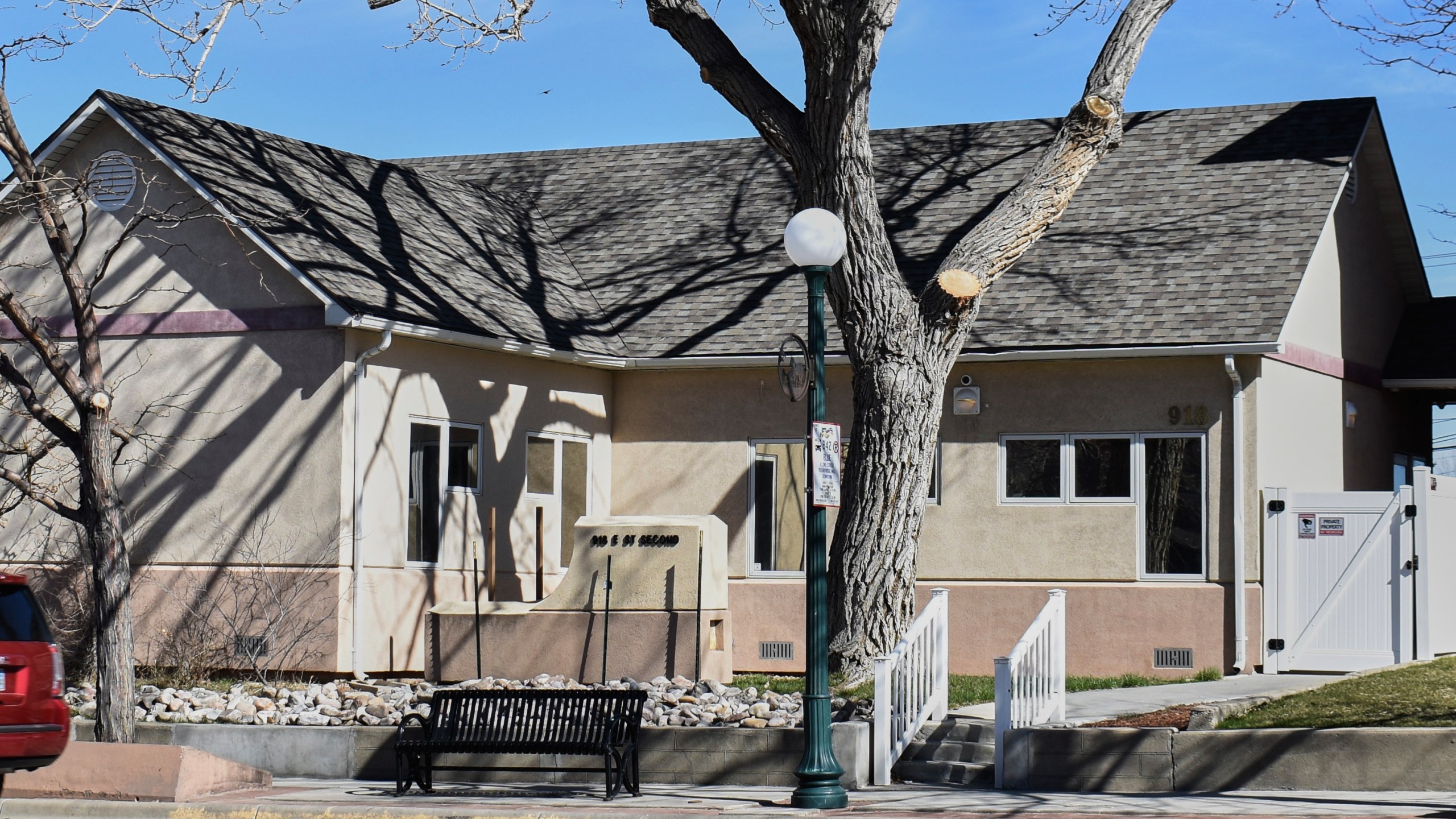 FILE - This April 24, 2023. photo, shows the Wellspring Health Access clinic in Casper, Wyo. (AP Photo/Matthew Brown, File)
