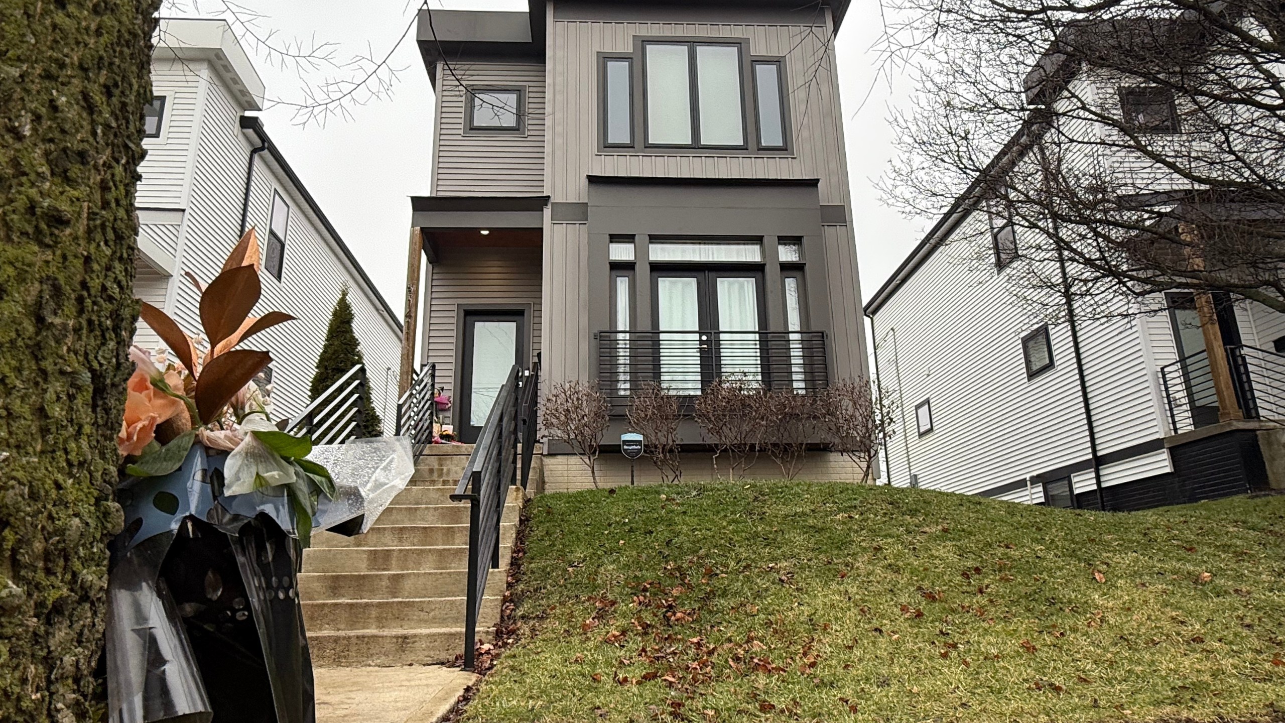 Spencer and Monique Tepe's home in Columbus, Ohio, on Tuesday, Jan. 6, 2026. (AP Photo/Patrick Aftoora-Orsagos)