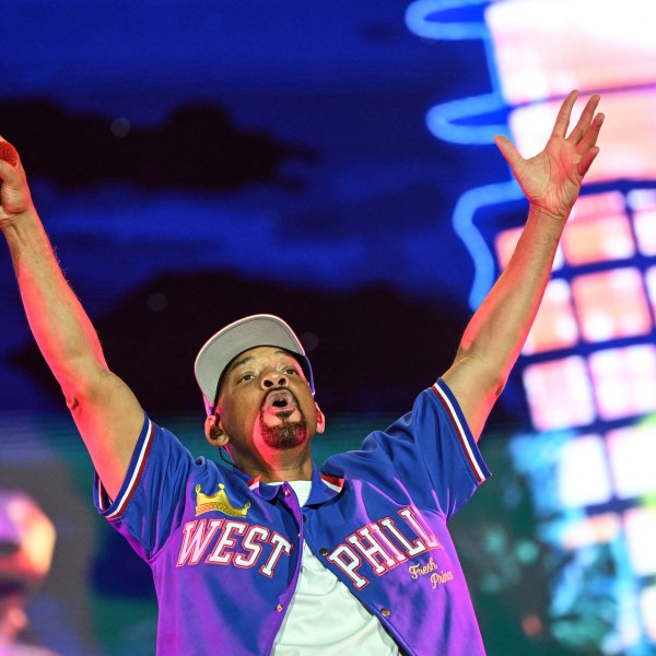 Will Smith with arms extended