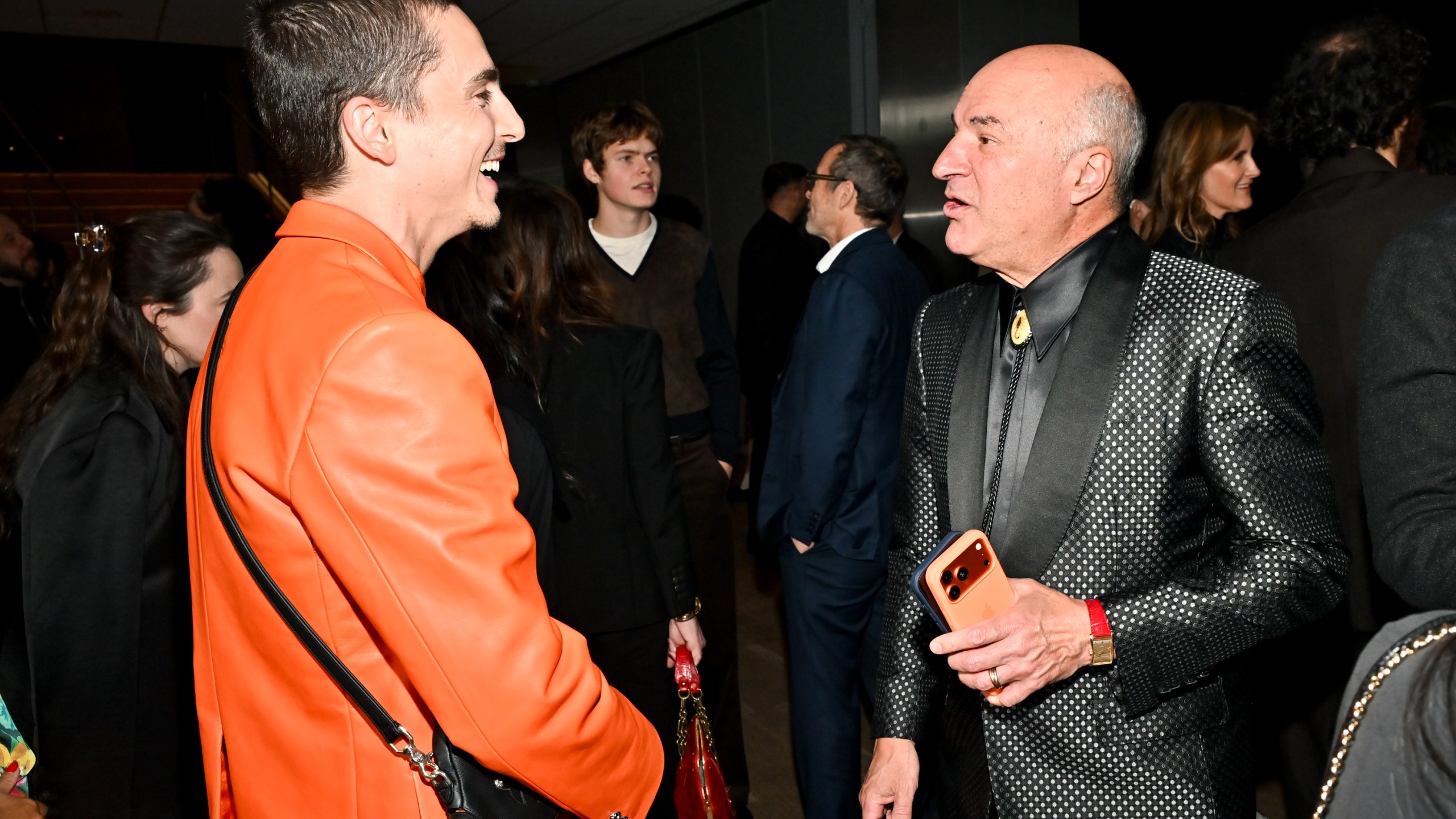 Timothée Chalamet and Kevin O'Leary