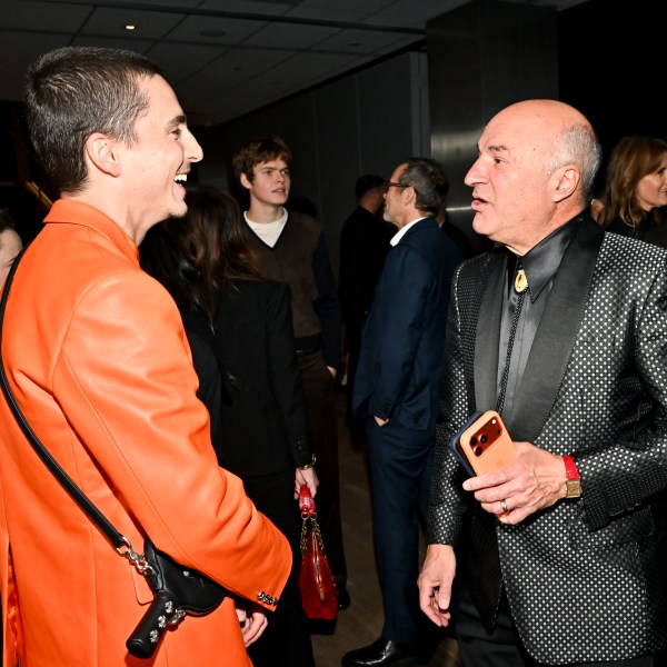 Timothée Chalamet and Kevin O'Leary