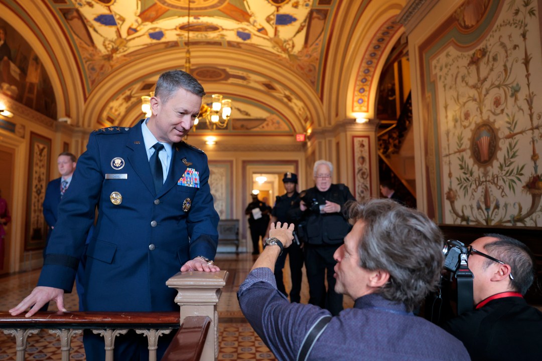 Chairman of the Joint Chiefs of Staff Air Force Gen. Dan Caine