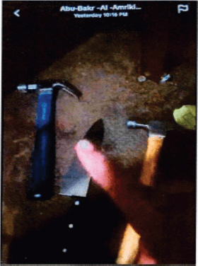 Pictures provided in a press release of the weapons and attack plans the FBI found in the home of Christian Sturdivant.